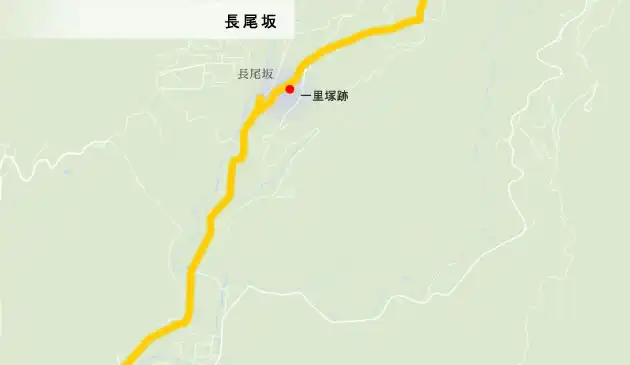 熊野古道　長尾坂の地図