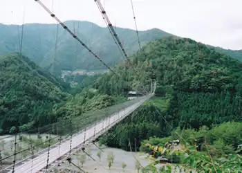 谷瀬の人吊橋