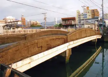 梼原街道　山田橋と番所