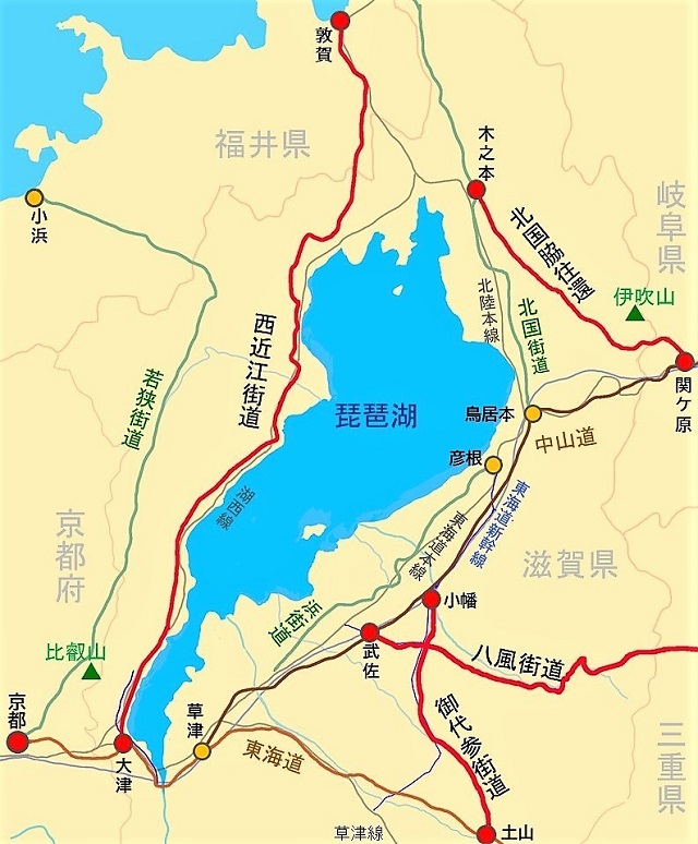 近江の街道地図