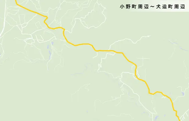 薩摩街道　小野町周辺～犬迫町周辺の地図
