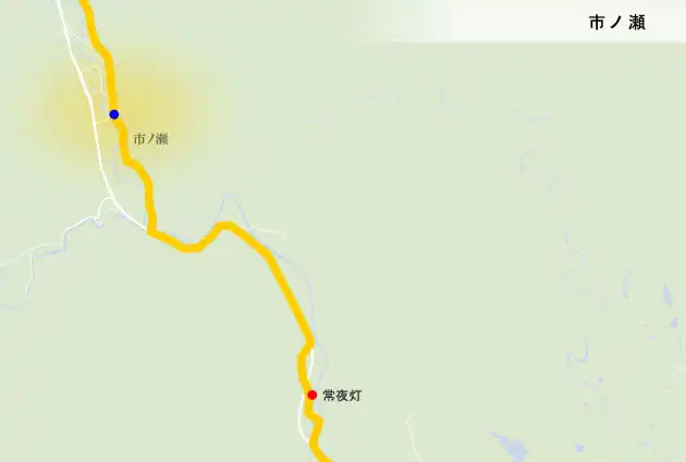 東海道　市ノ瀬の地図