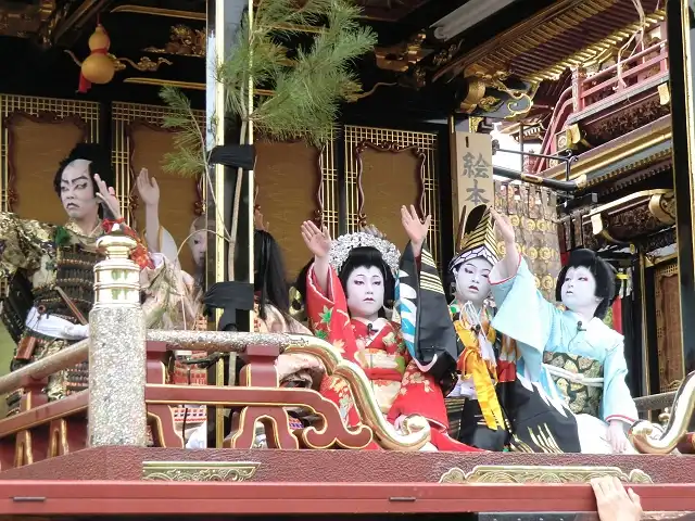 垂井子供歌舞伎のフィナーレ