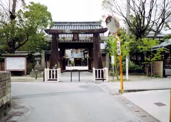 長崎街道　伊勢神社の鳥居