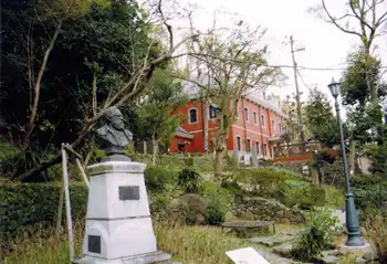 長崎街道　シーボルト記念館・シーボルトの胸像