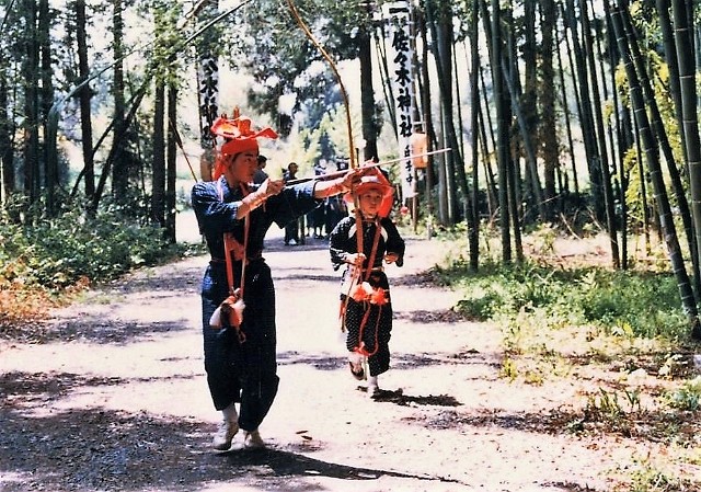 	佐々木神社　竹馬祭	