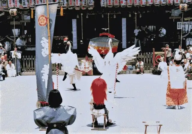 京都の鷺舞