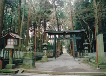 田村神社の参道