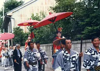 須成祭り(稚児行列)